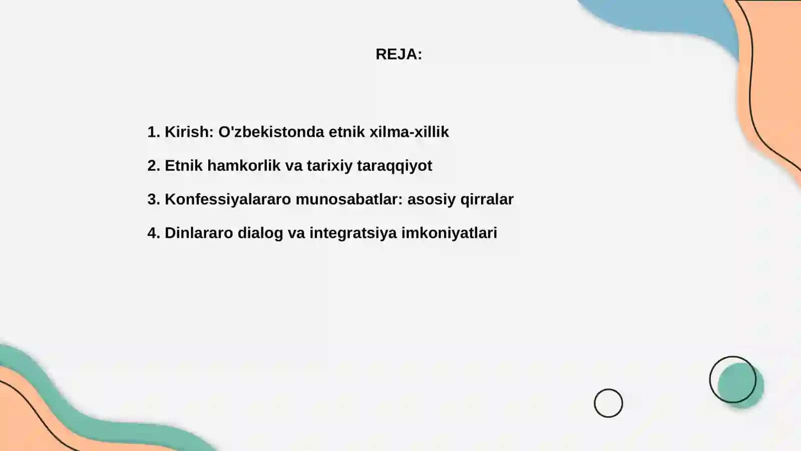 O'zbekistonda etnik va konfessiyalararo munosabatlar 2