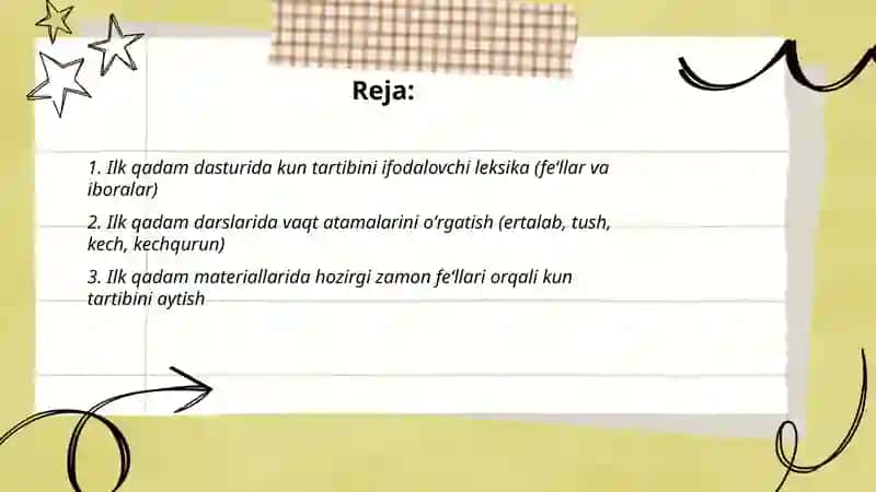 Ilk Qadam Dasturi 2