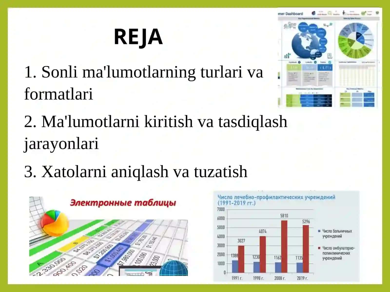 6-amaliymashg’ulot:Sonli ma’lumotlarni qayta ishlash texnologiyasi 2