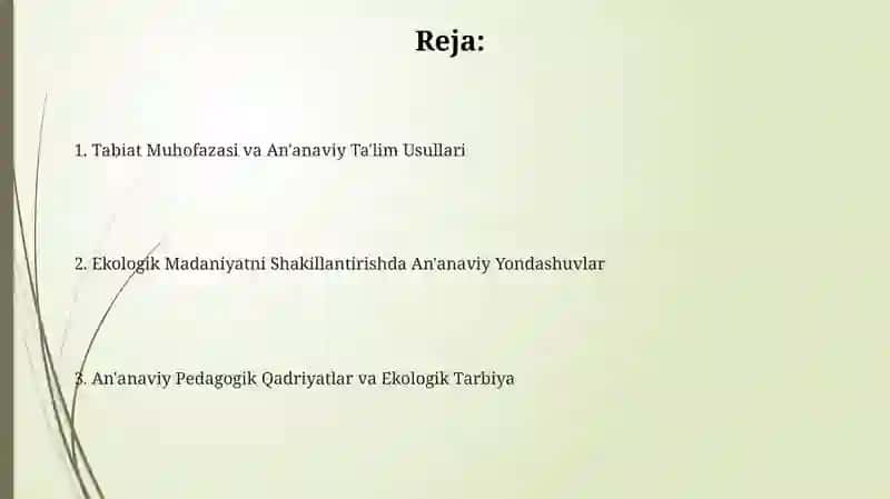 Xalq pedagogikasi va tabiat bilan uyg'unlik 2
