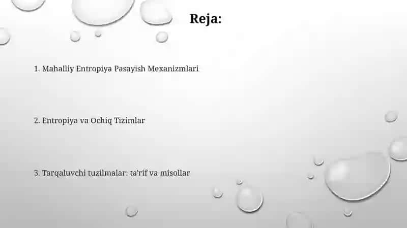 Mahalliy Entropiya Pasayish Mexanizmlari 2
