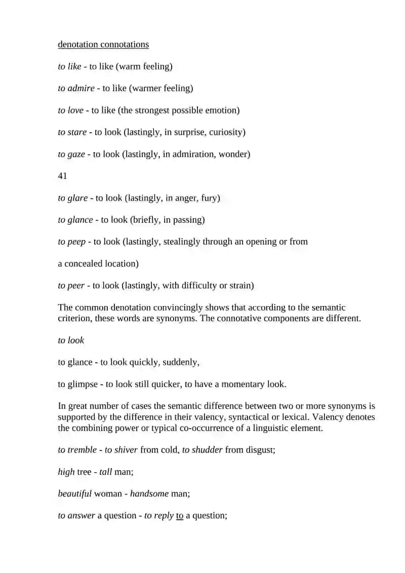 Synonyms and Antonyms Lecture 2
