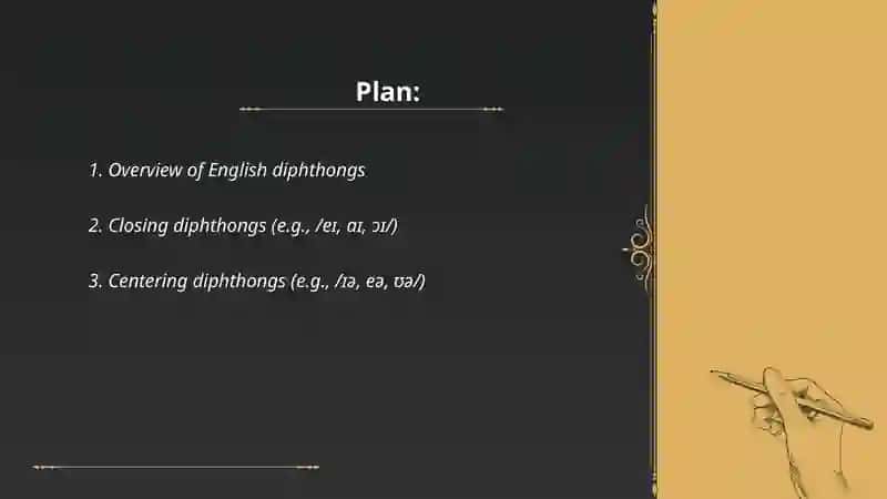Diphthongs in English 2