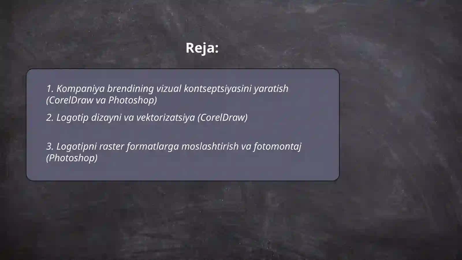 Kompaniya brendini ishlab chiqish 2
