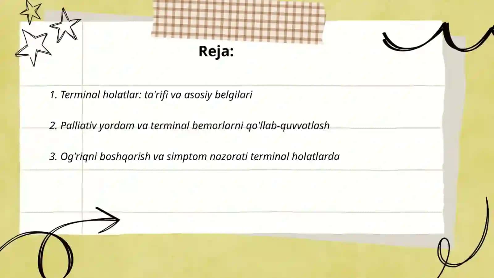 Terminal holatlar 2