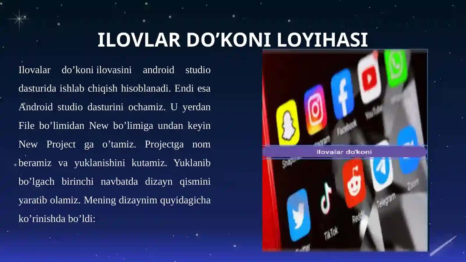 ILOVALAR DO’KONI LOYIHASI 2