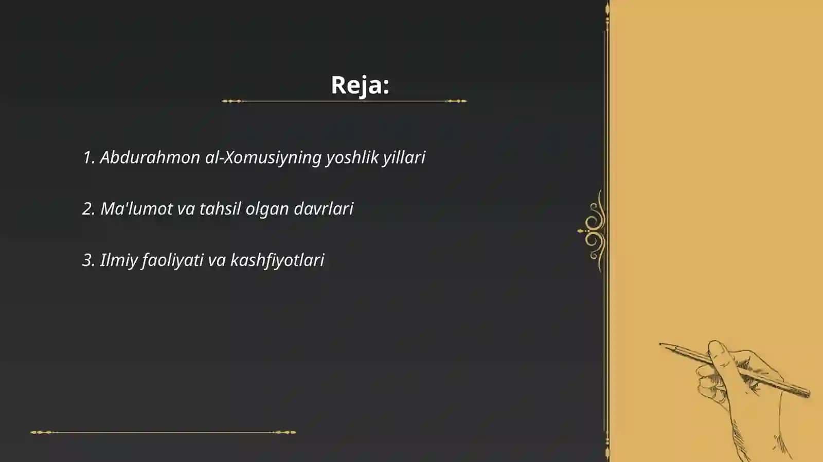 Abdurahmon al-Xomusiy hayoti va ijodi 2