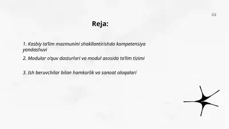 Kasbiy ta’lim mazmuni va texnologiyalari 2