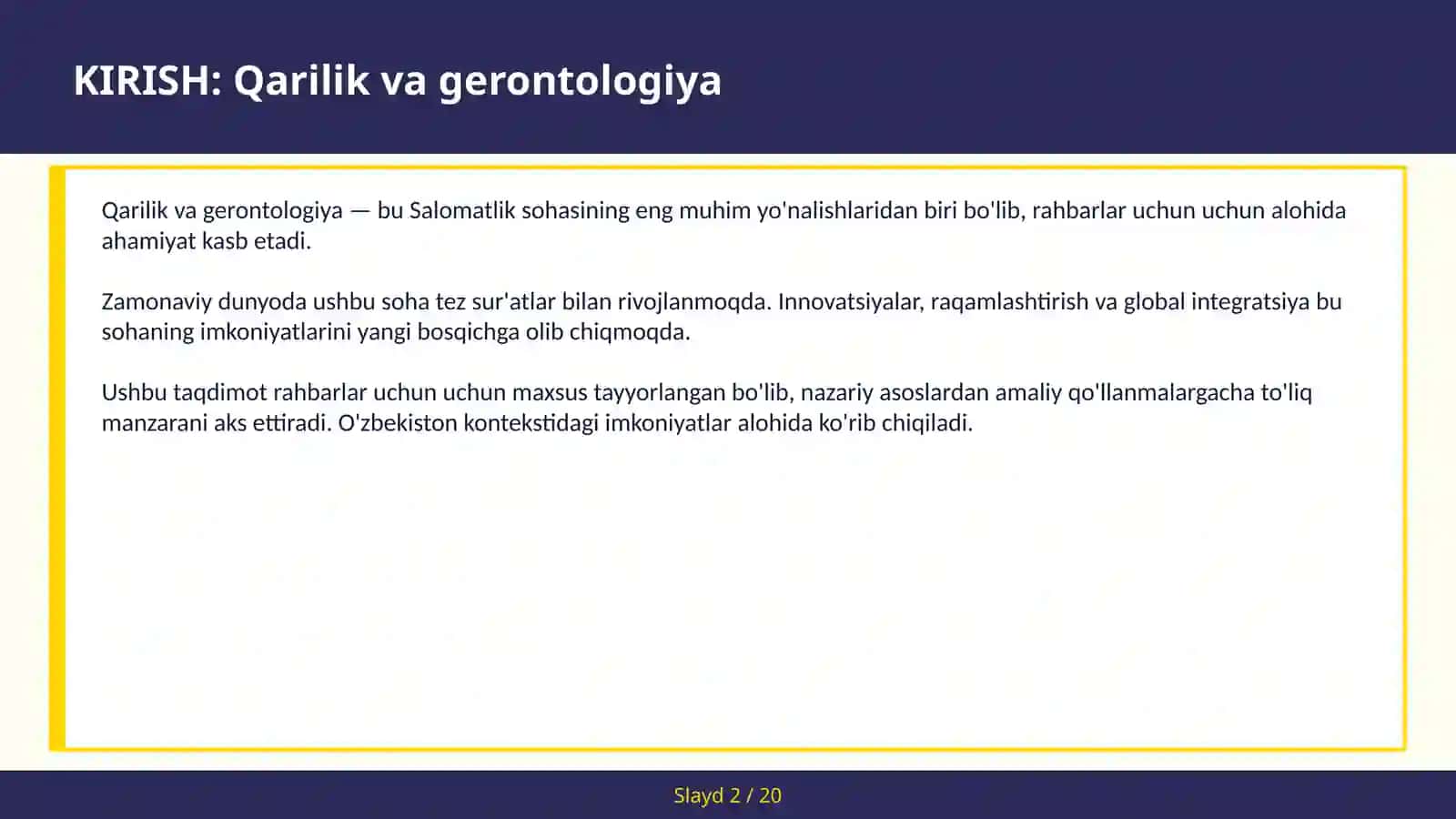 QARILIK VA GERONTOLOGIYA 2