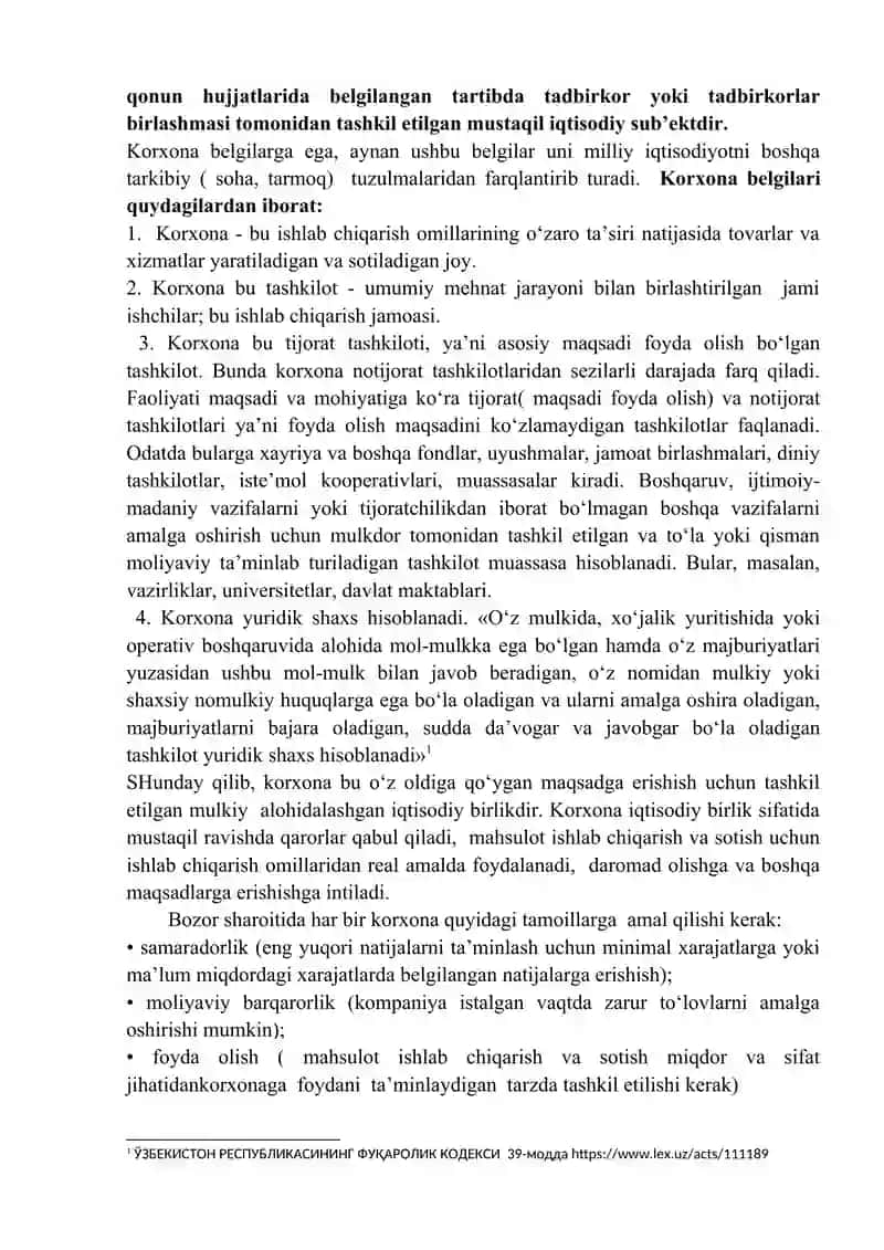 Korxonalarning tashkiliy-huquqiy shakllari 2