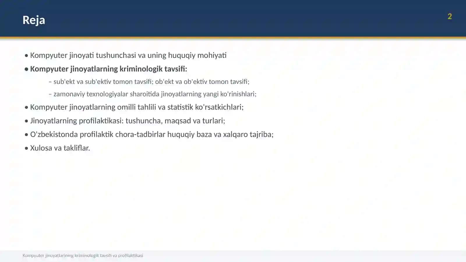 Kompyuter jinoyatlarning kriminologik tavsifi va profilaktikasi 2