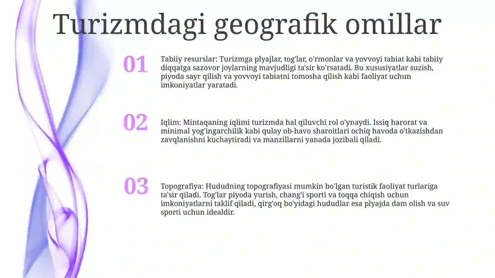 Turizm Va Rekreatsiya Geografiyasi 2