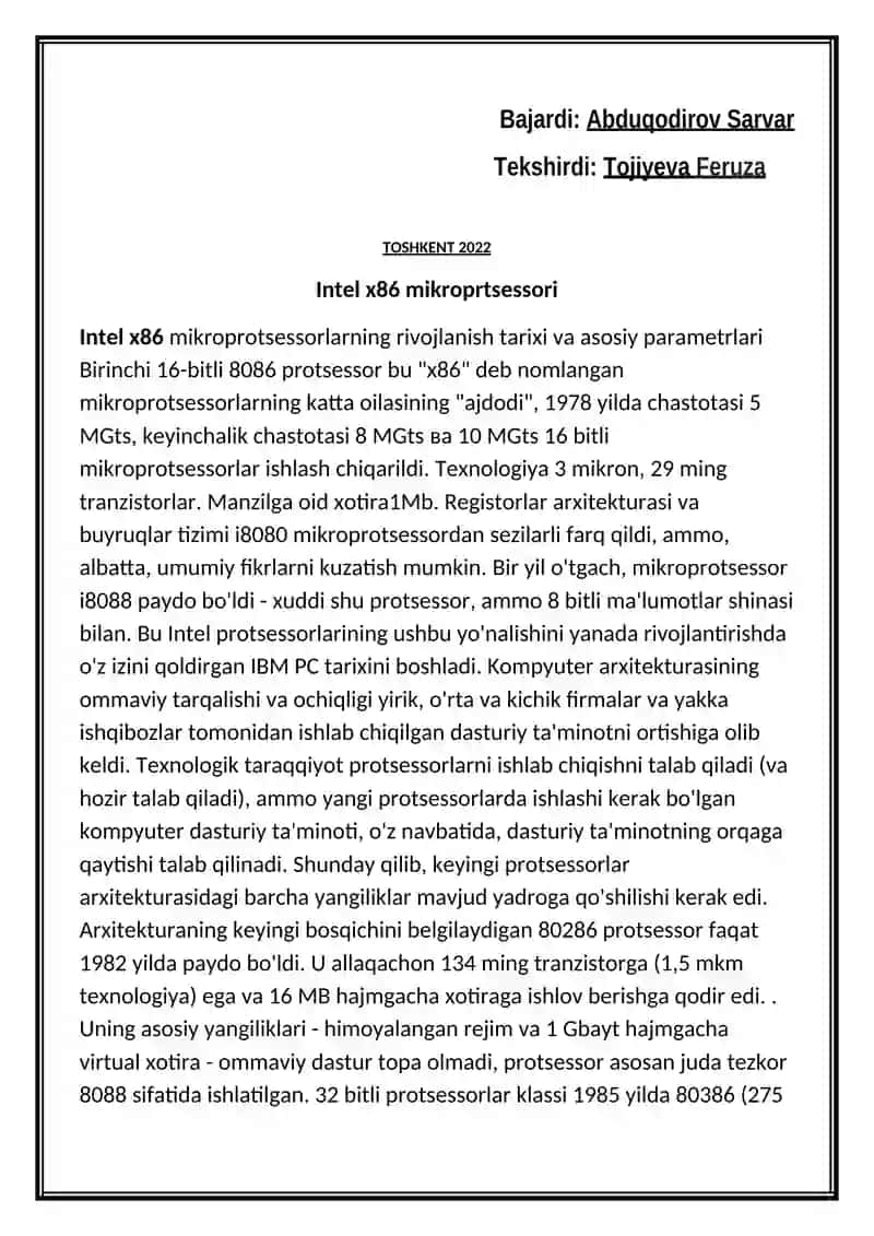 Intel x86 mikroprtsessori 2