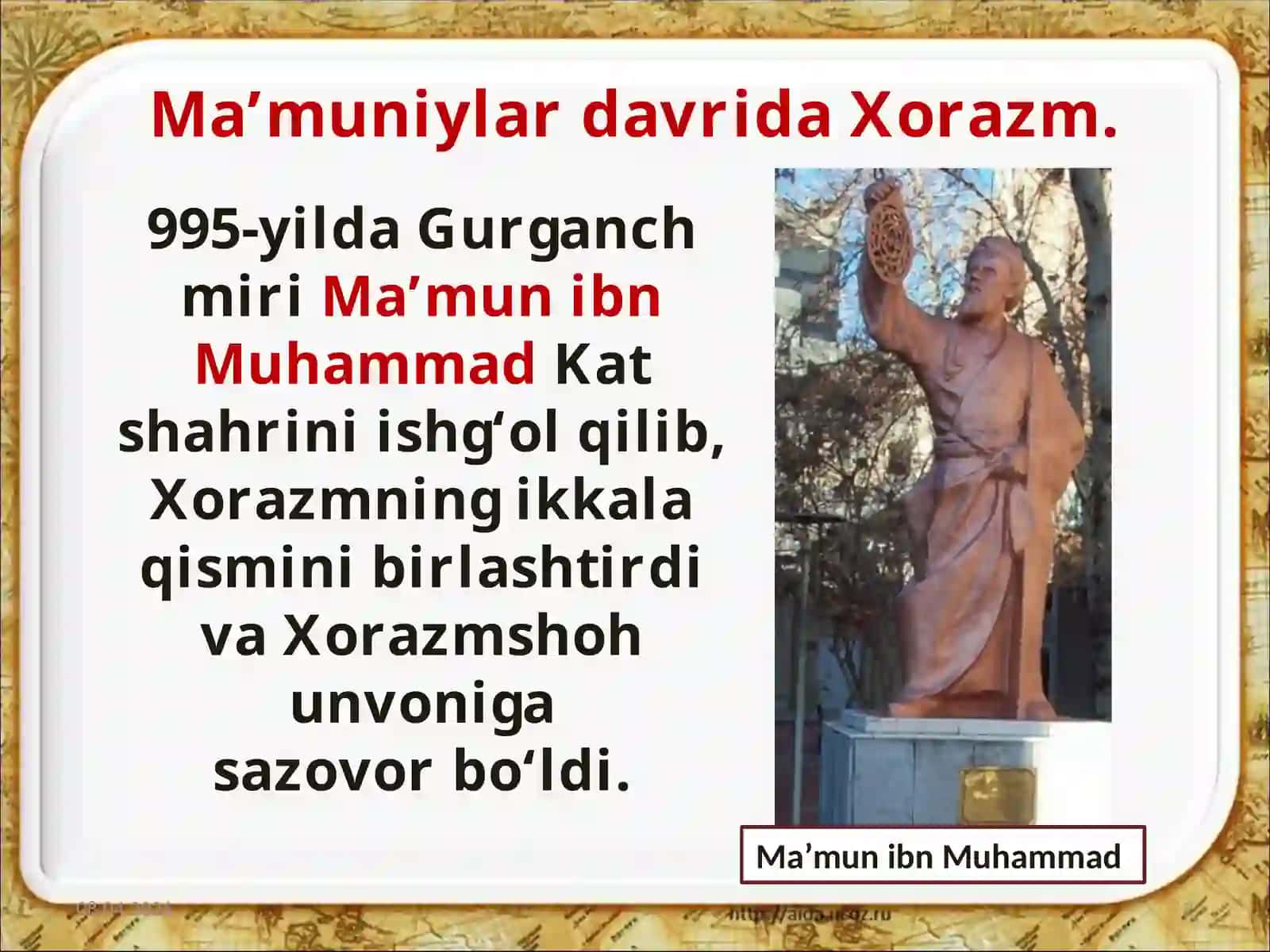 Xorazm davlati va uning yuksalishi 2
