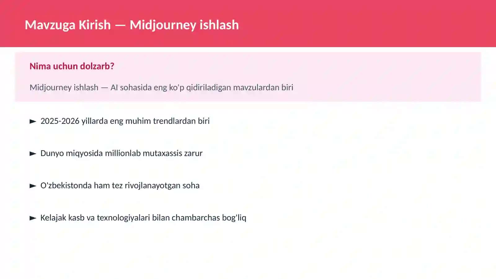 Midjourney ishlash 2