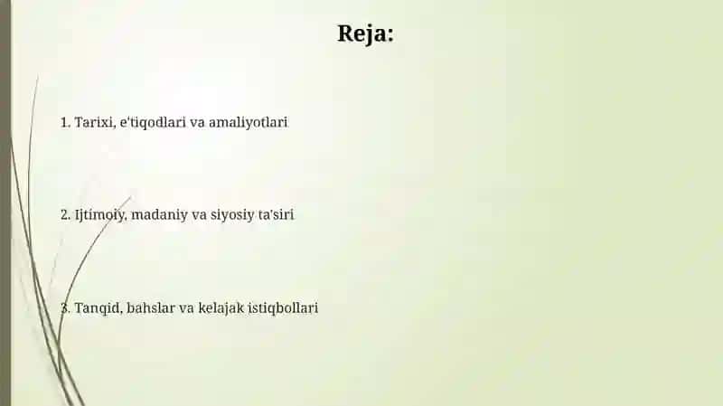 Yangi diniy talimotlar va sektalar 2