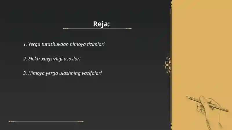Yerga tutashuvdan himoyaning ishlash prinsipi 2