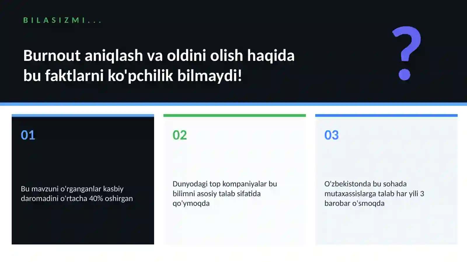 Burnout aniqlash va oldini olish 2