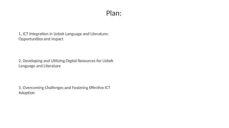 Yeching Technologies in Uzbek Language and Literature Classes 2