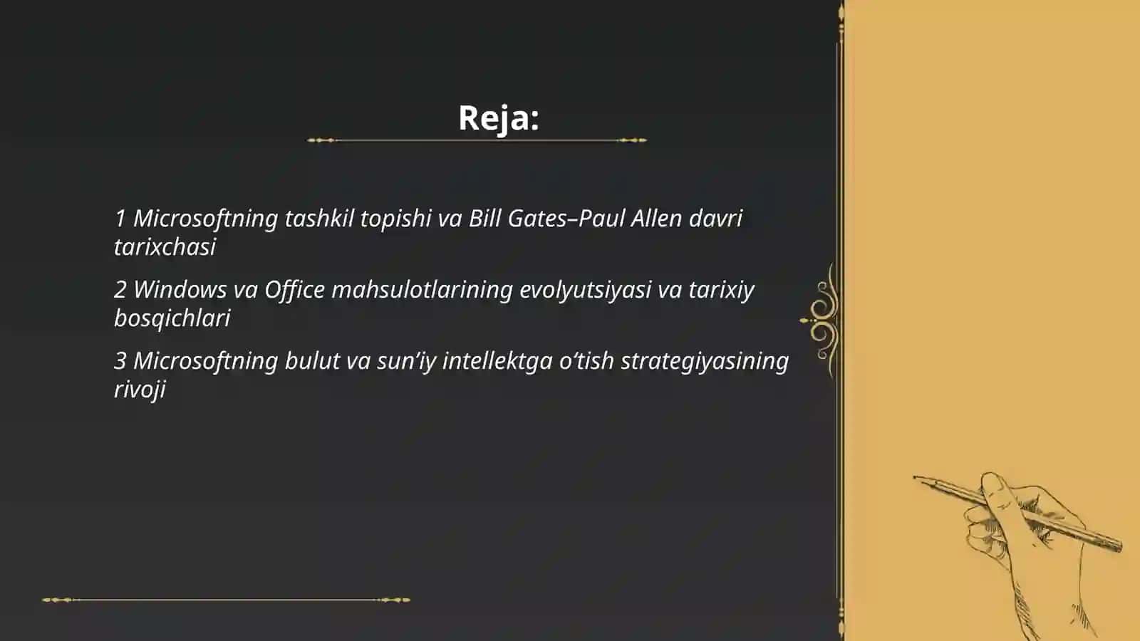 Microsoft kompaniyasining 1-Qisqacha Tarixi 2
