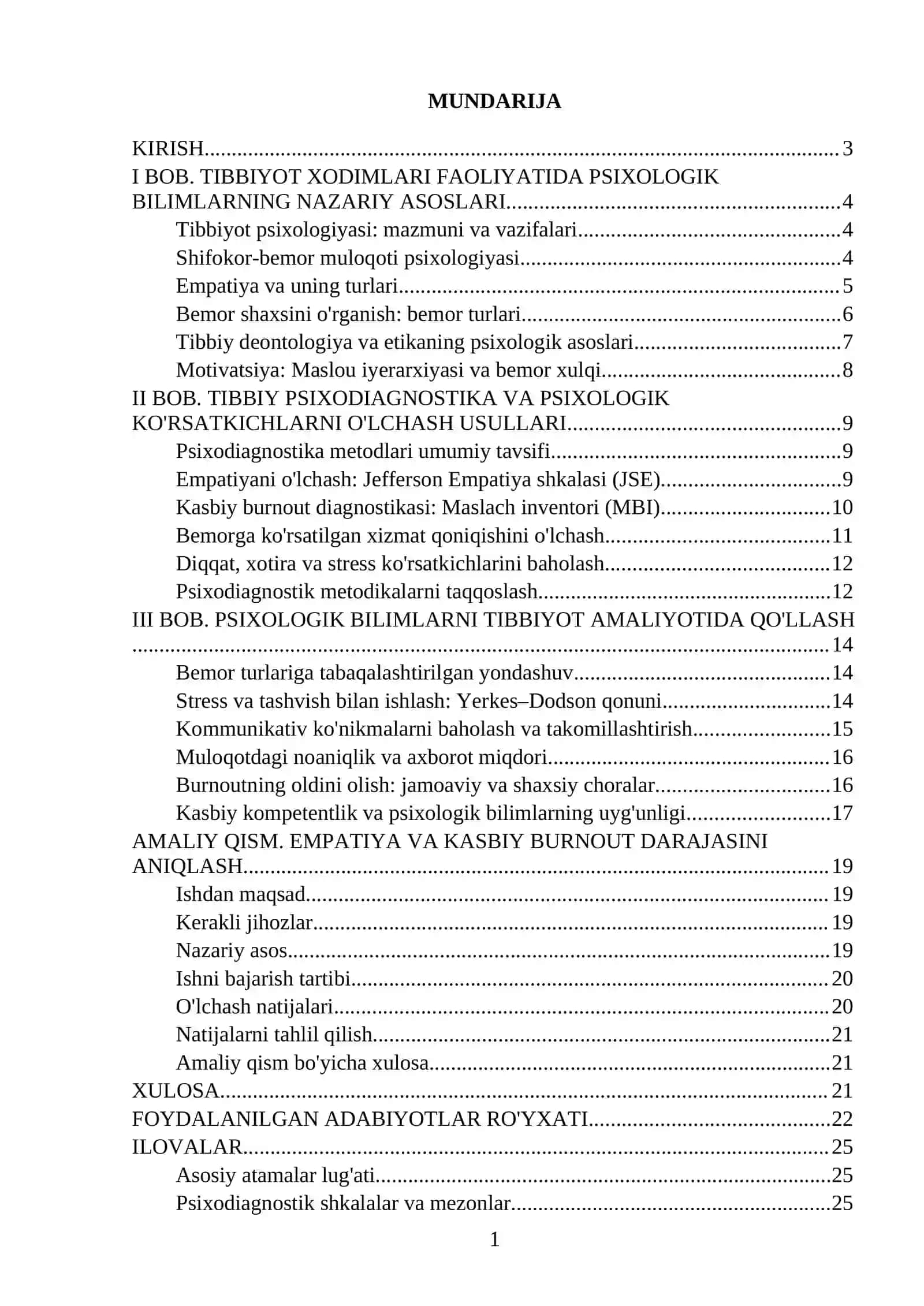 Tibbiyot Xodimlari Faoliyatida Psixologik Bilimlar 2