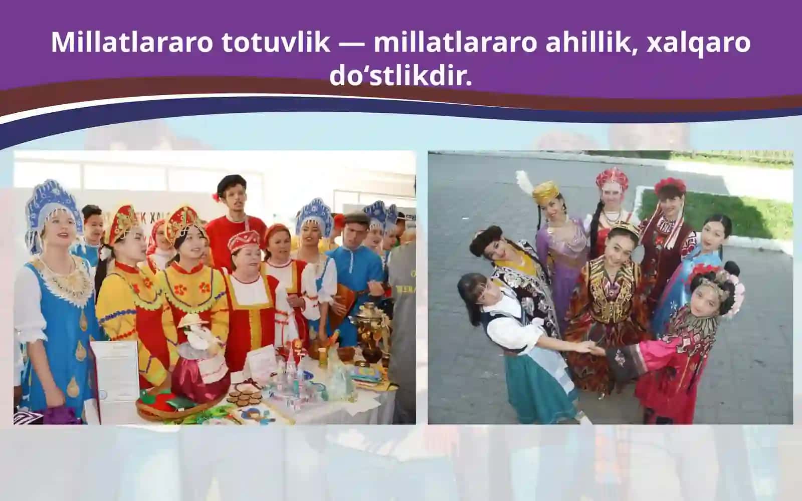 11-sinf Ma'naviyat asoslari Ma'naviy qadriyatlar rivojida millatlararo totuvlik munosabatlari 2
