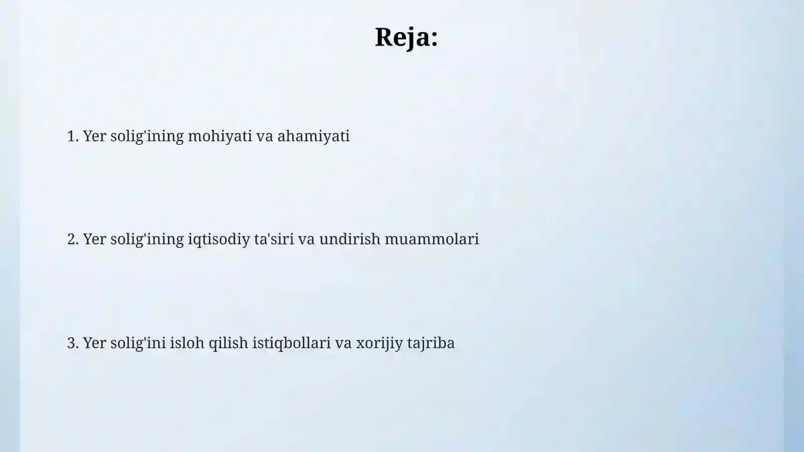 Yersolig’ivauningiqtisodiyahamiyati 2