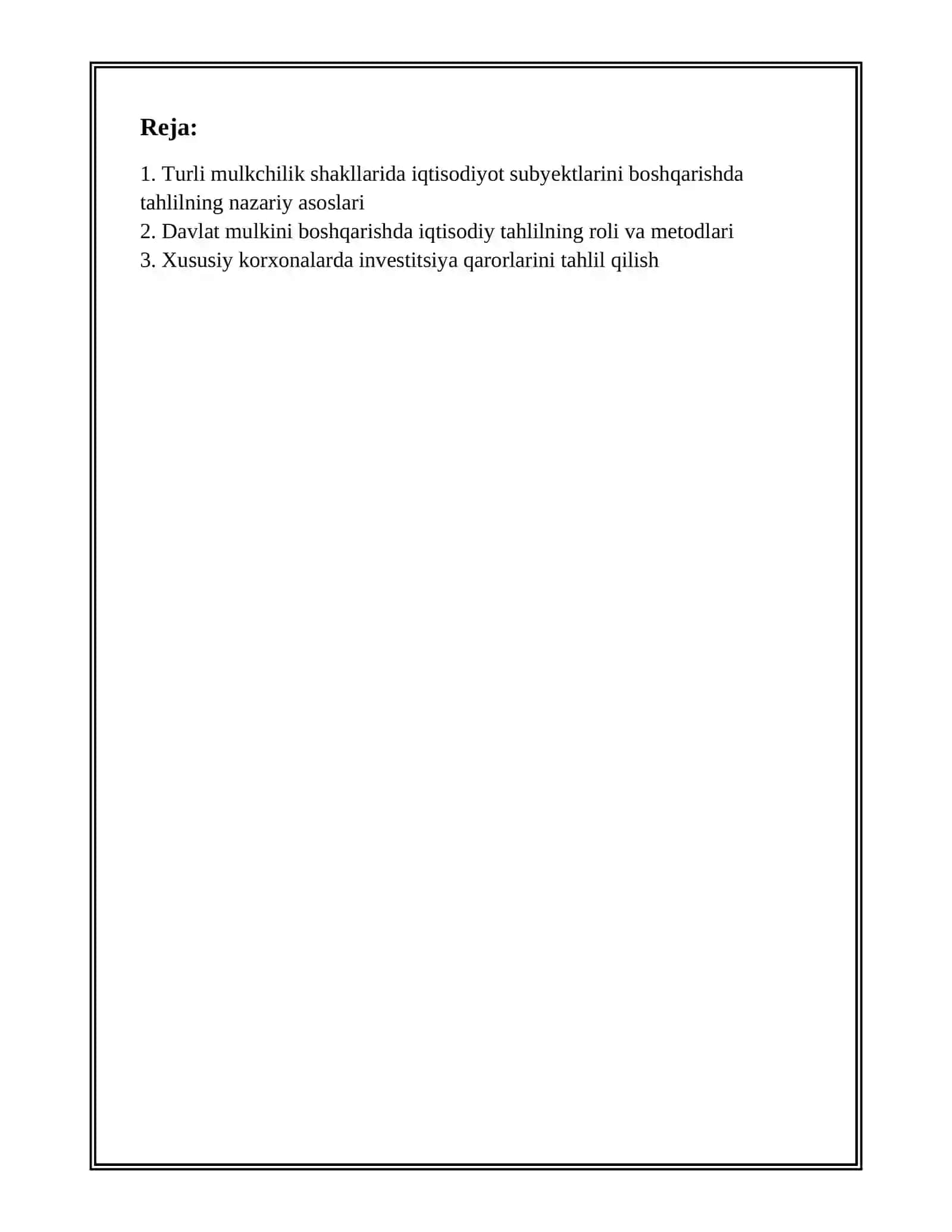 TURLI MULKCHILIK SHAKLIDA ISQSODIYOT SUBEKLARNI TUĞRI BOSHQARISHDA TAHLILNI ROLNI 2