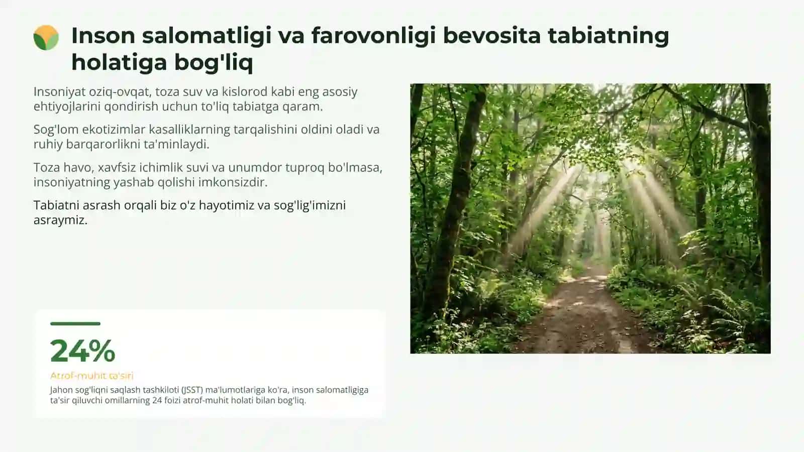 Tabiyatni asrash - Hayotni asrash 2