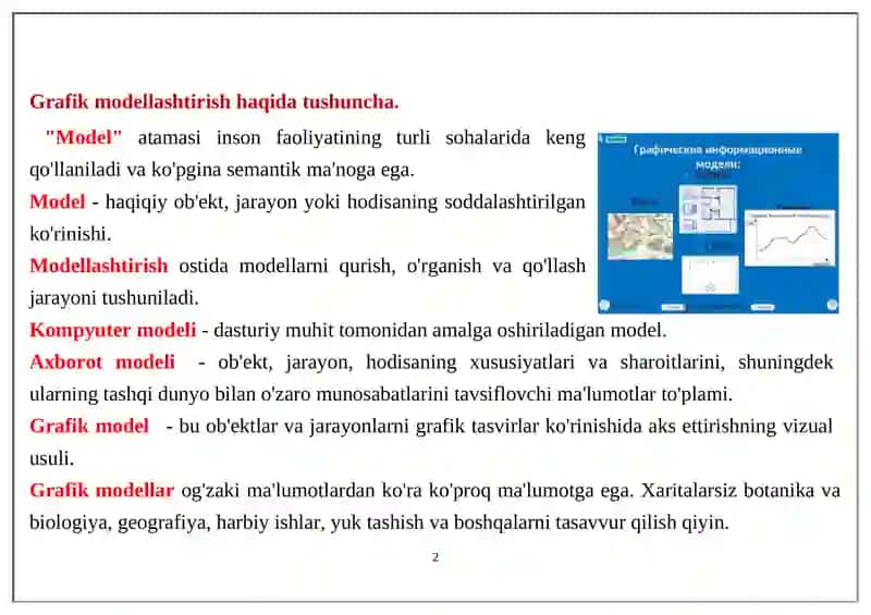 GRAFIK MODELLASHTIRISH 2