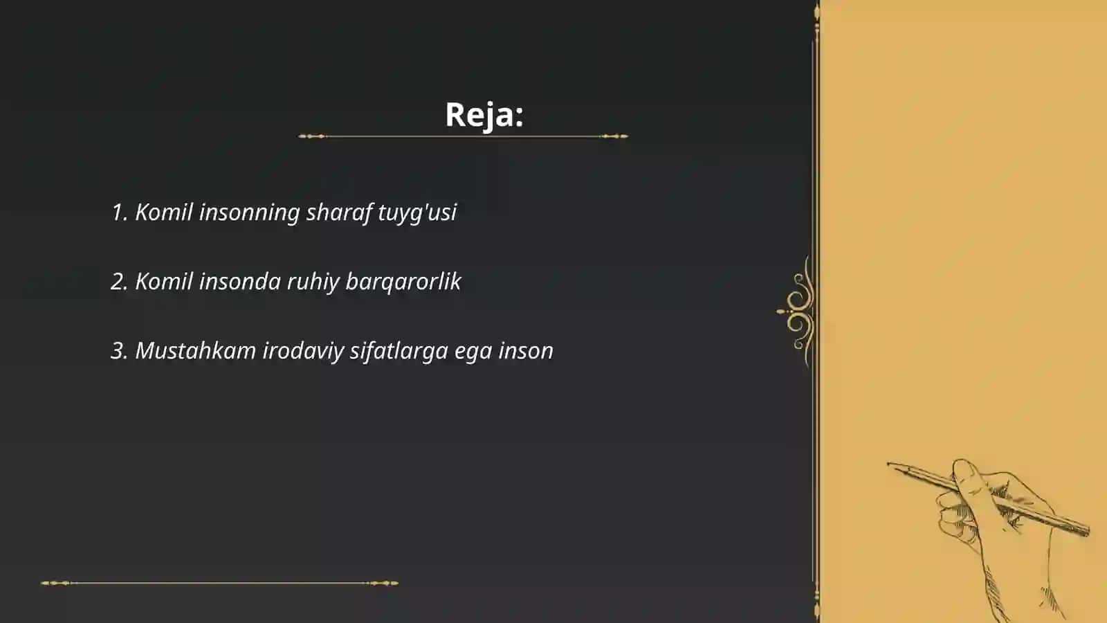 Komil insonning psixologik tuzilmasi 2