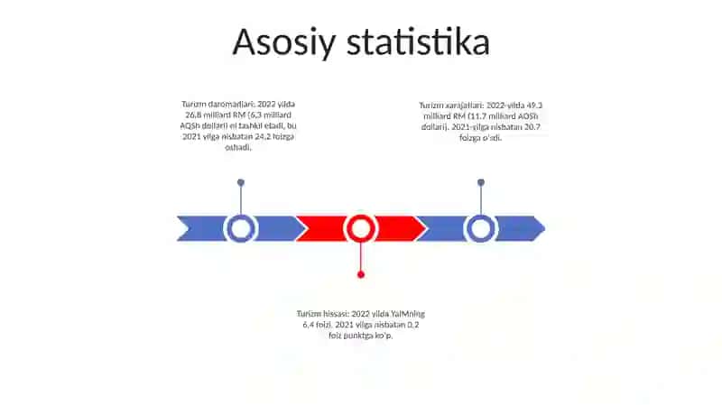 Malaziya Turizmining 5 Yillik Statistikasi 2