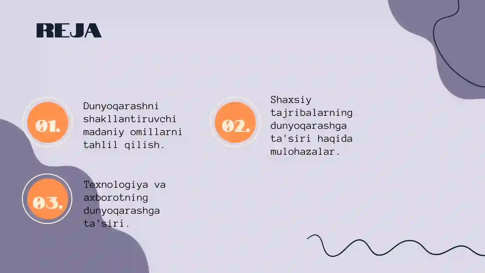 Dunyoqarashga tasir qiluvchi narsalar 2