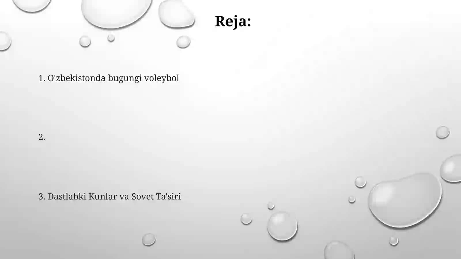 Voleybolning kelib chiqishi tarixi va rivojlanishi O'zbekistonda 2