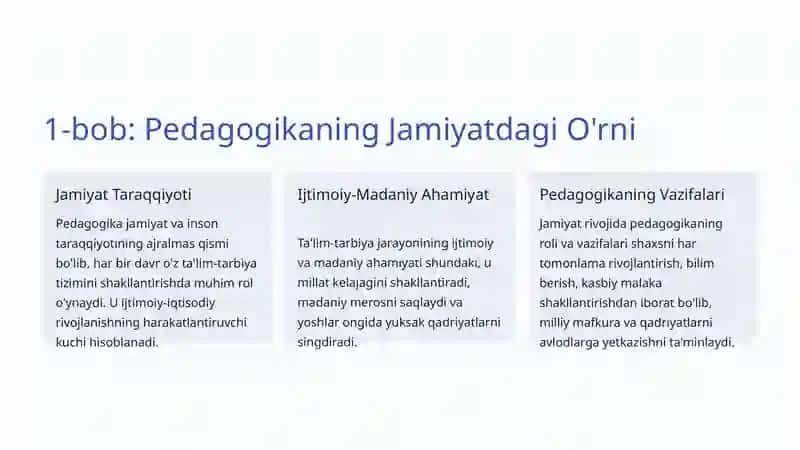 Pedagogika Fanining Metodologik Asoslari 2