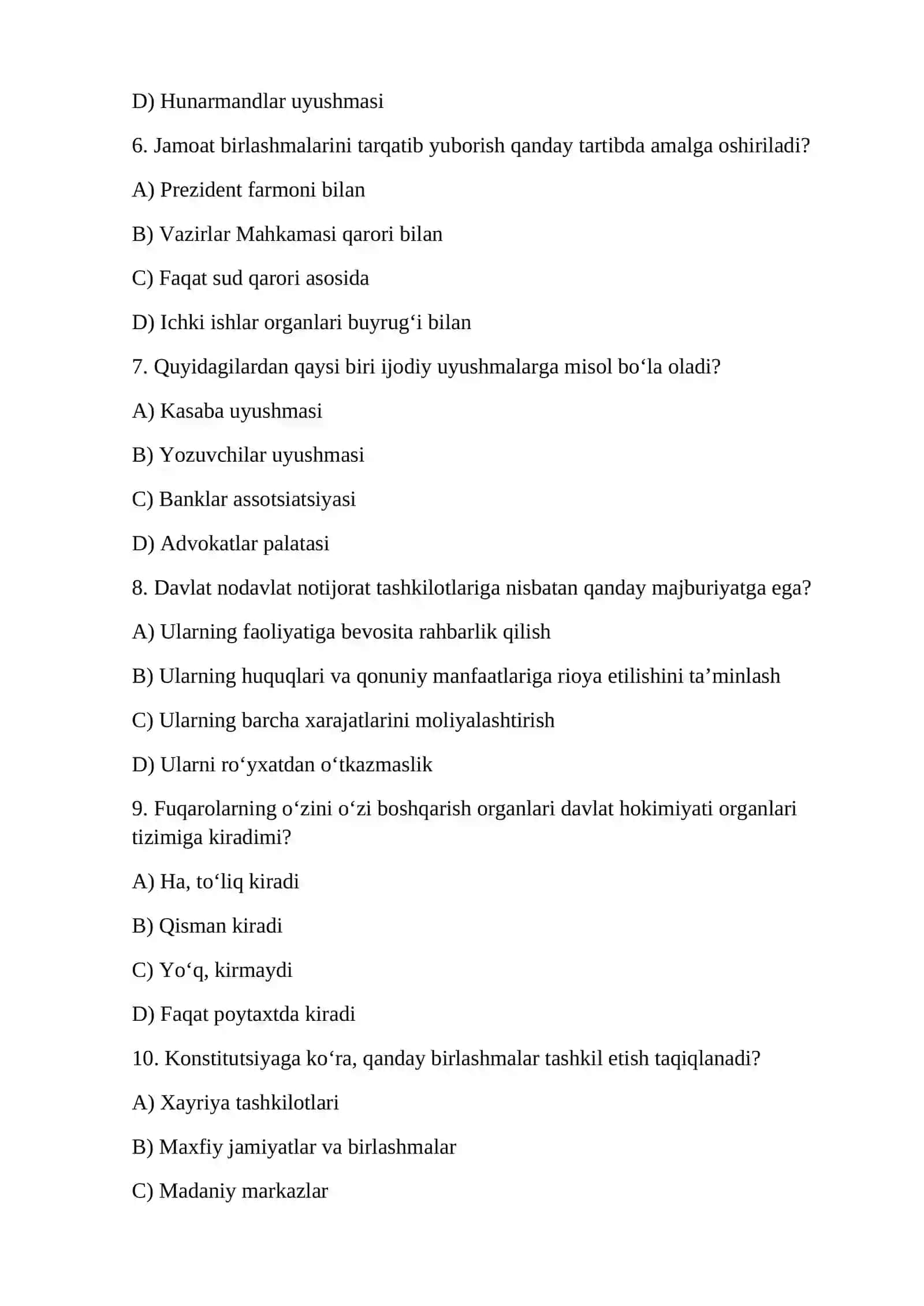 Fuqarolik jamiyati institutlari 2