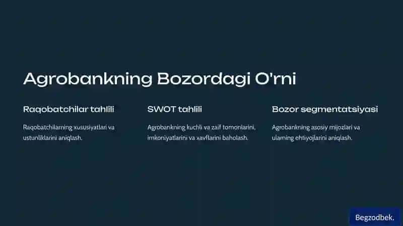 Agrobank Marketingiga Kirish 2