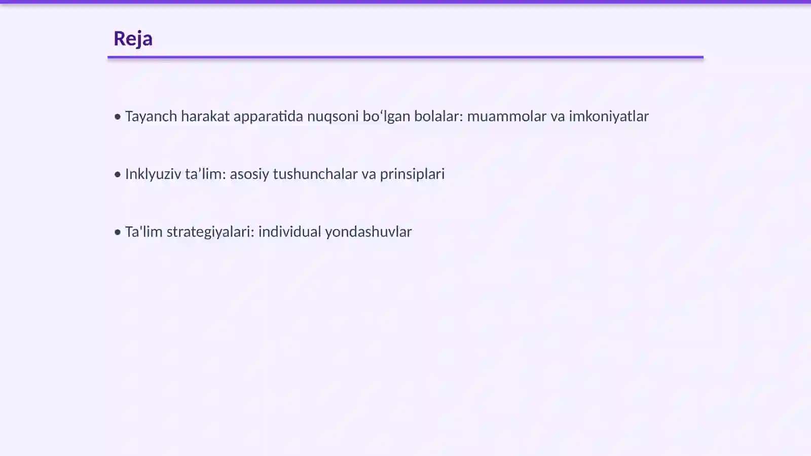 Tayanch Harakat Apparatida Nuqsoni Bolalar Uchun Inklyuziv Ta'lim Strategiyalari 2