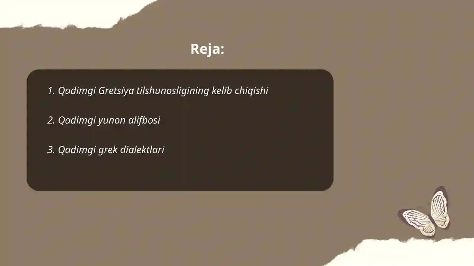 Qadimgi Gretsiya Tilshunoslikdan 2