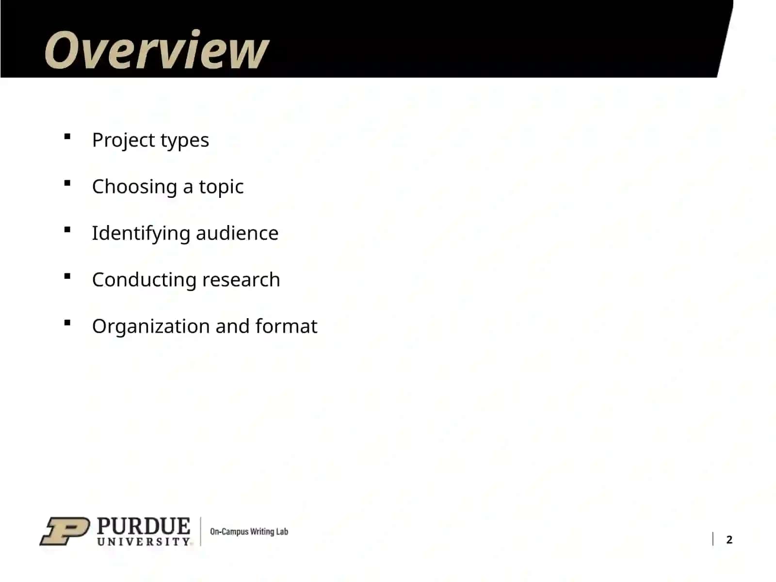 Analytical Research Projects 2