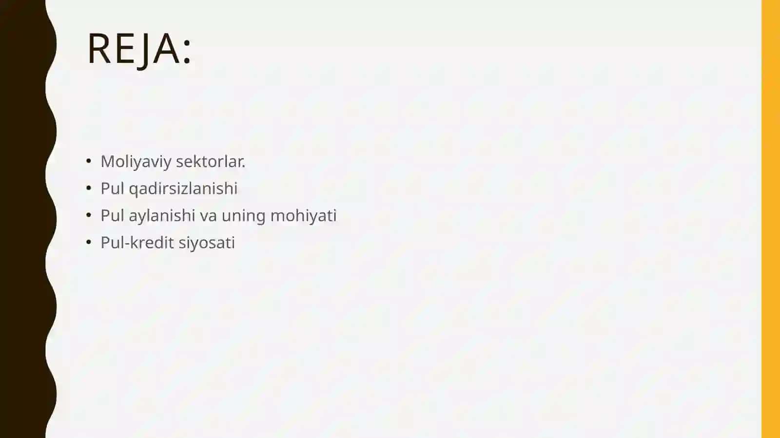 Moliyaviy sektorlar 2