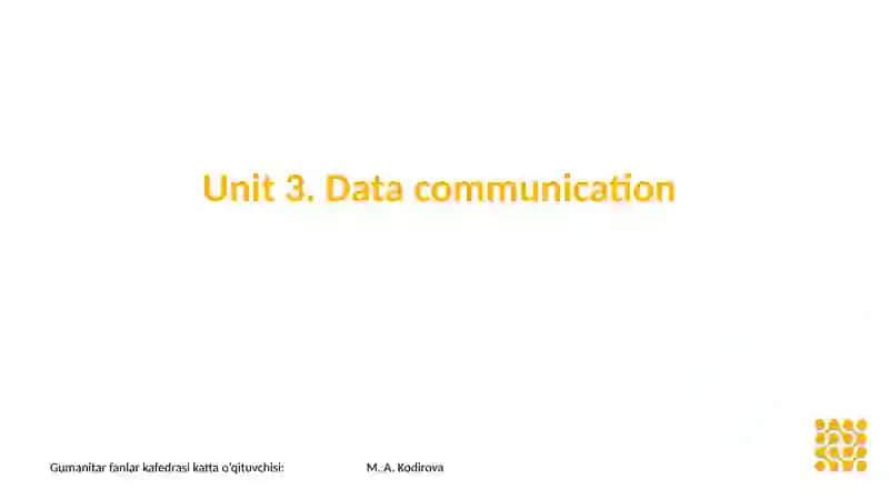 Data Communication 2