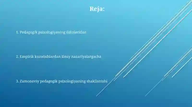 Pedagogik psixologiyaning yuzaga kelish tarixi 2