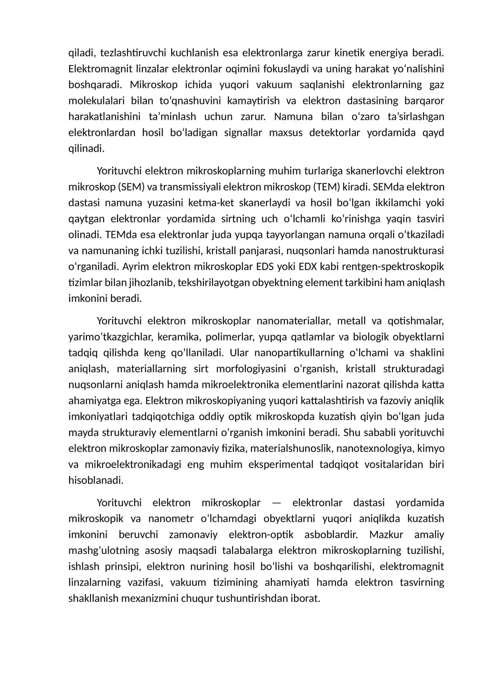 Yorituvchi elektron mikroskoplar 2