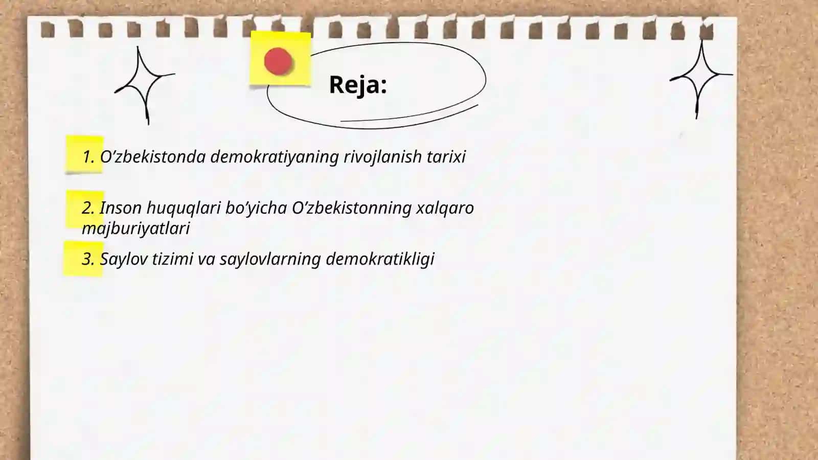 O’zbekistonda demokratiya va inson huquqlari 2