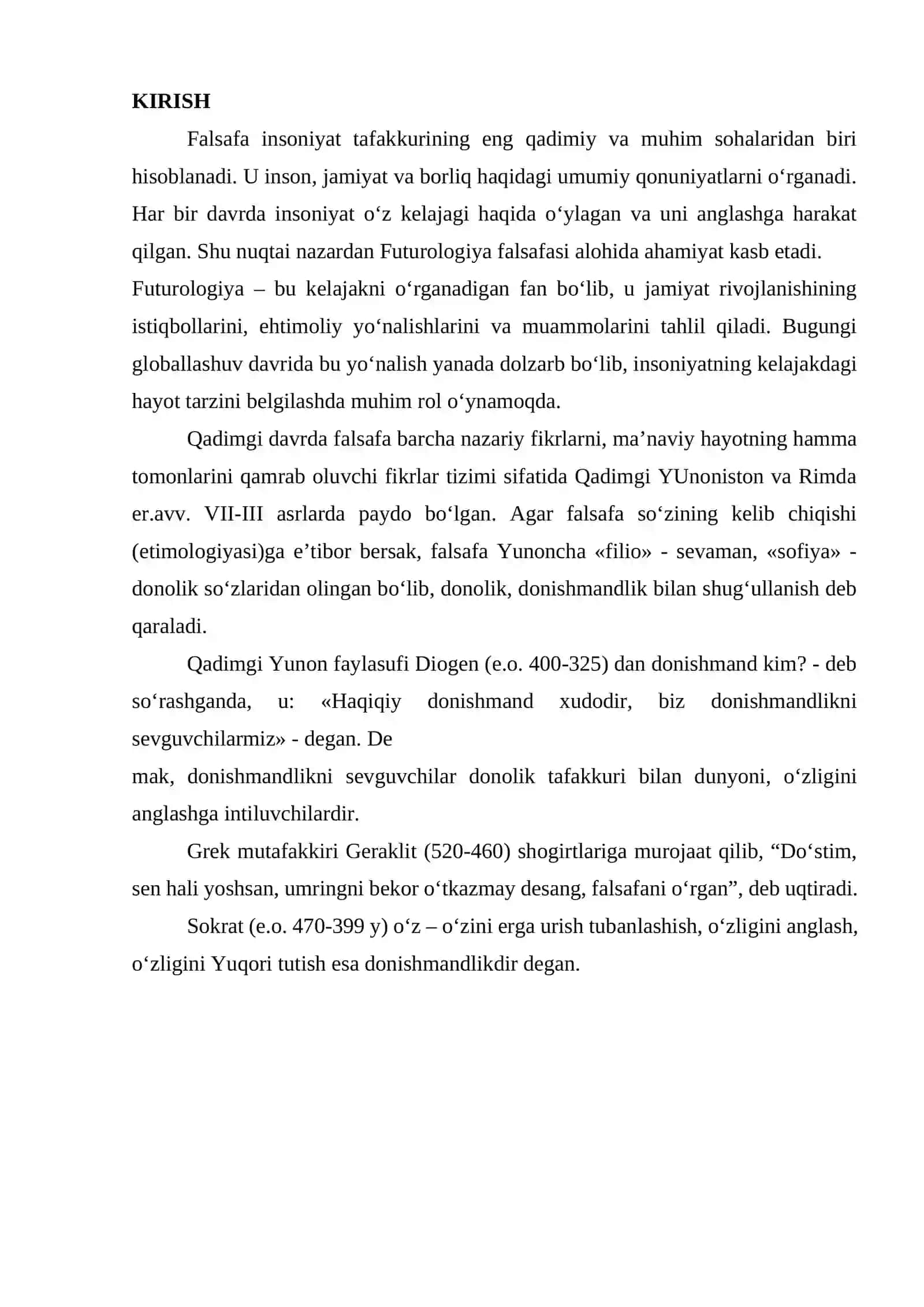 Futurologiya falsafasi va kelajak 2