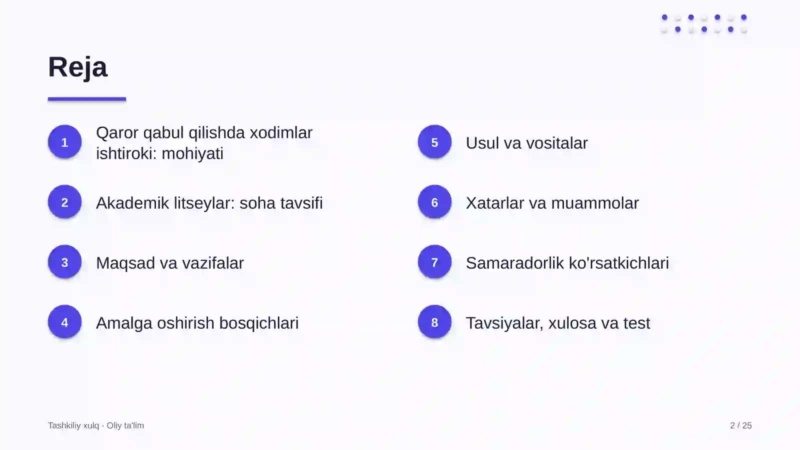 akademik litseylarda qaror qabul qilishda xodimlar ishtirokini kengaytirish 8423 2