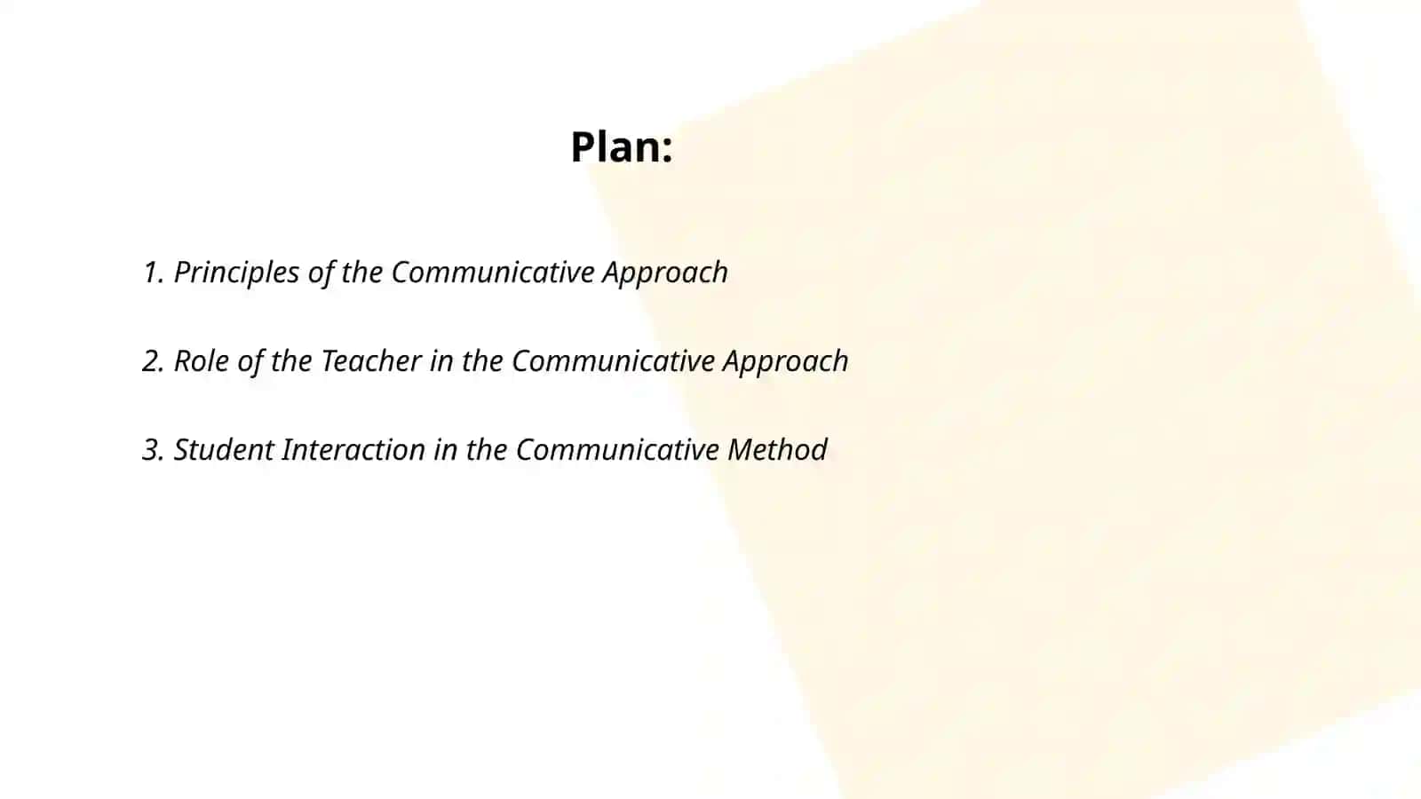 Communicative approach 2