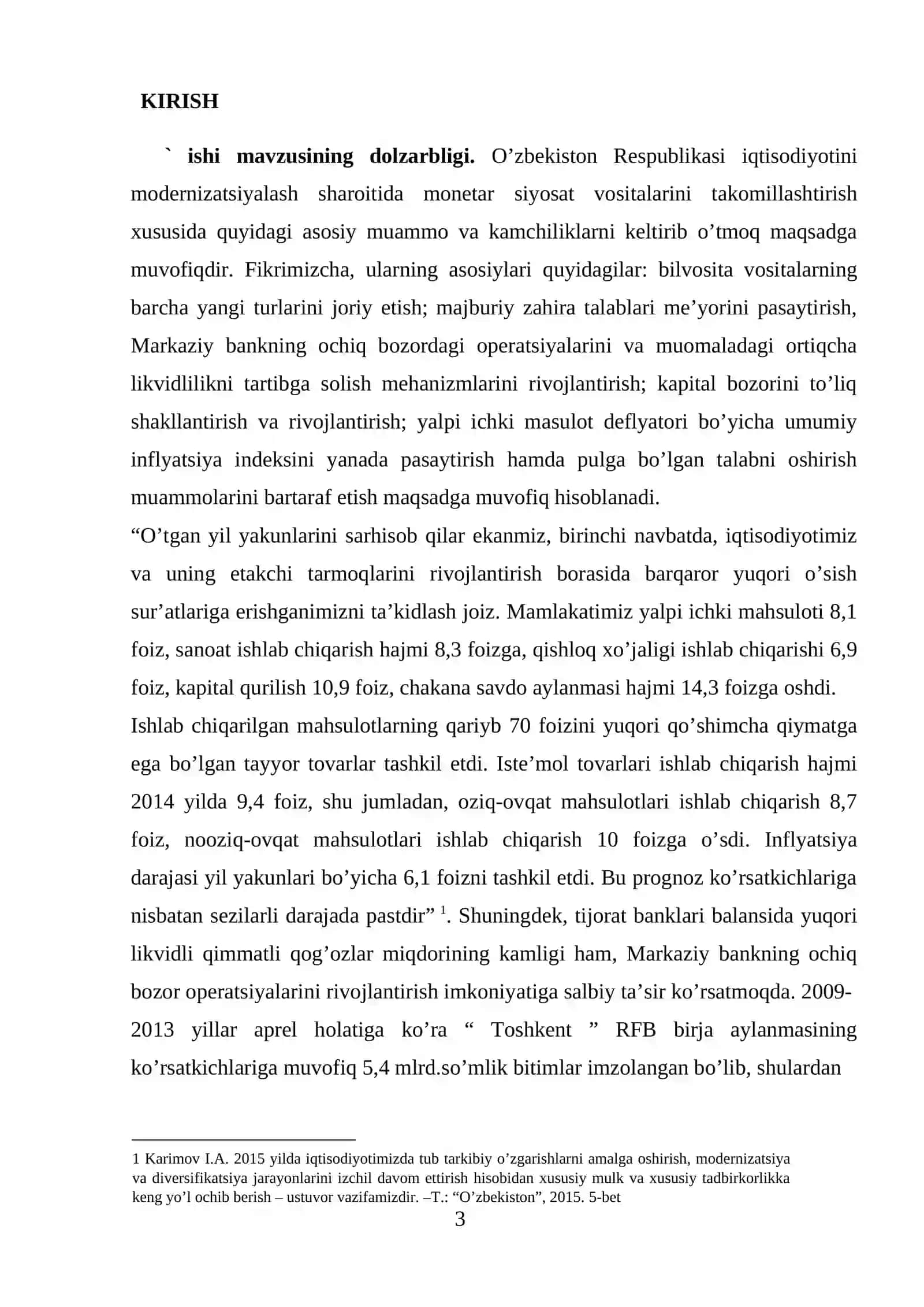 OCHIQ IQTISODIYOTDA PUL-KREDIT SIYOSATI 2