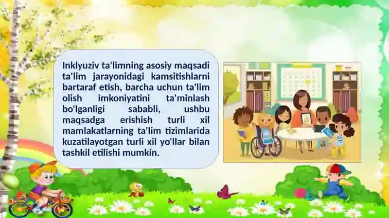 Inklyuziv ta’lim bo’yicha Xorij tajribasi bilan tanishish 2